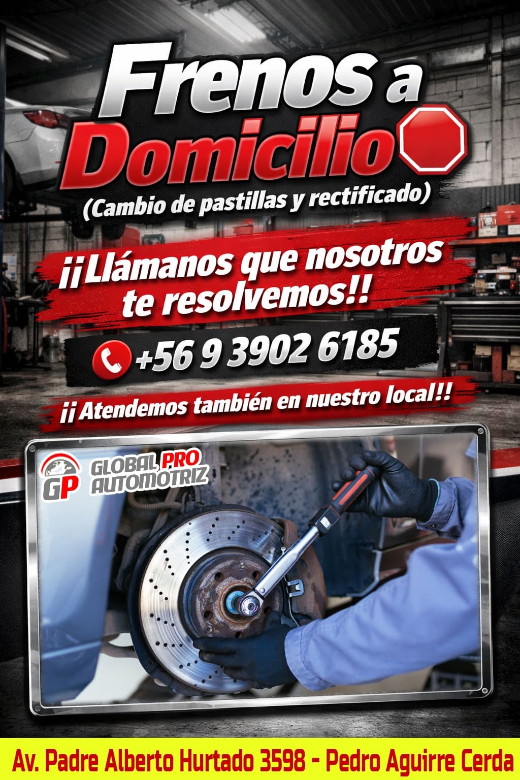 Cambio de pads de freno a home service safety