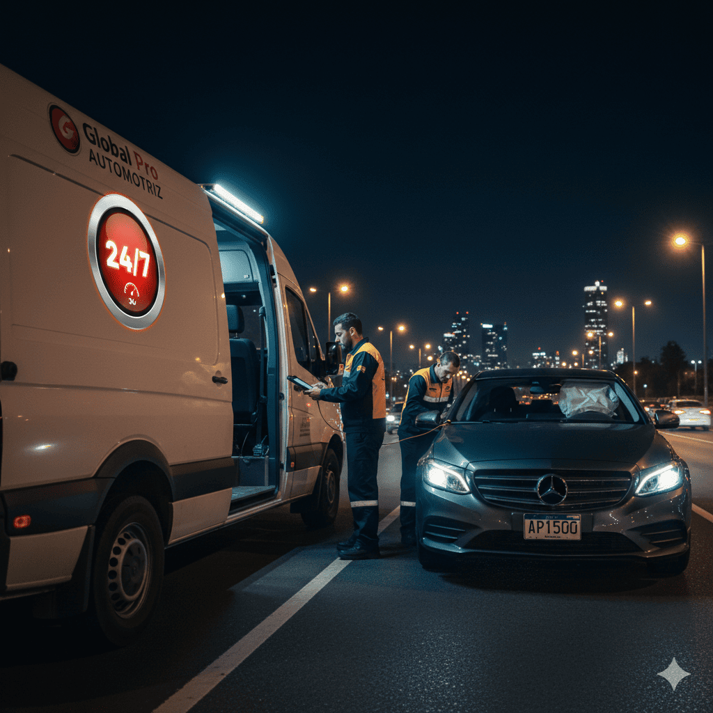 Service de emergency en ruta