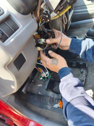 Suzuki Alto – reparación del cableado de encendido – electromecánico a domicilio en La Cisterna